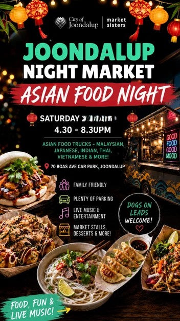 Joondalup Night Market Bloom Festival